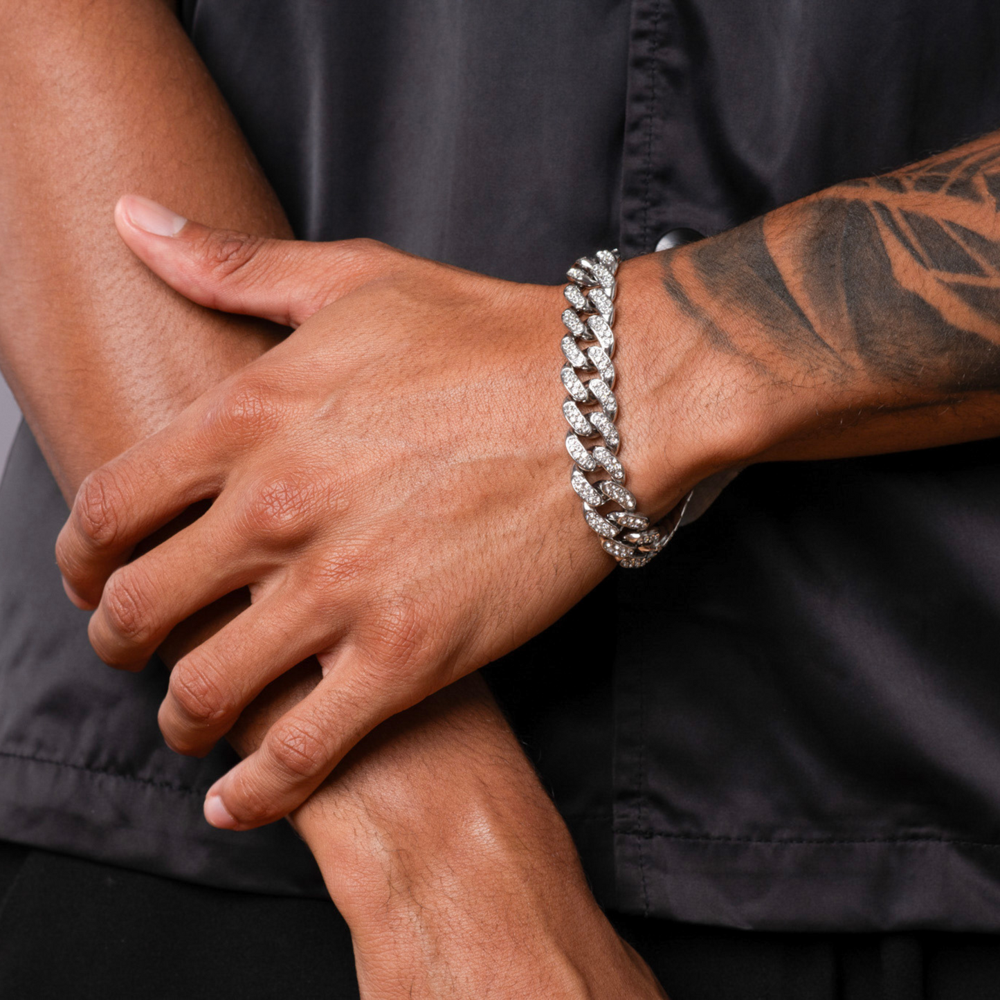 Ardú Mens Silver Chain Bracelet