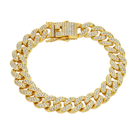 Mens Gold Chain Bracelet